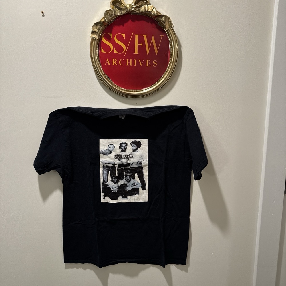 Black Vintage New Edition Graphic T-Shirt